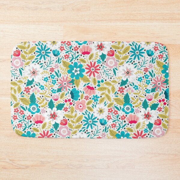 Item preview, Bright Dense Floral designed and sold by Allison Romero Design.