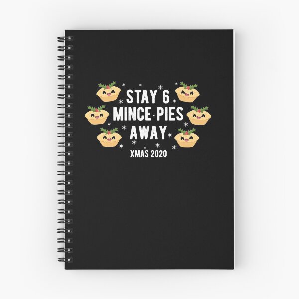 Item preview, Stay Six Mince Pies Away Stay 6 Feet Away Christmas 2020 Social Distancing designed and sold by RainbowPandas.