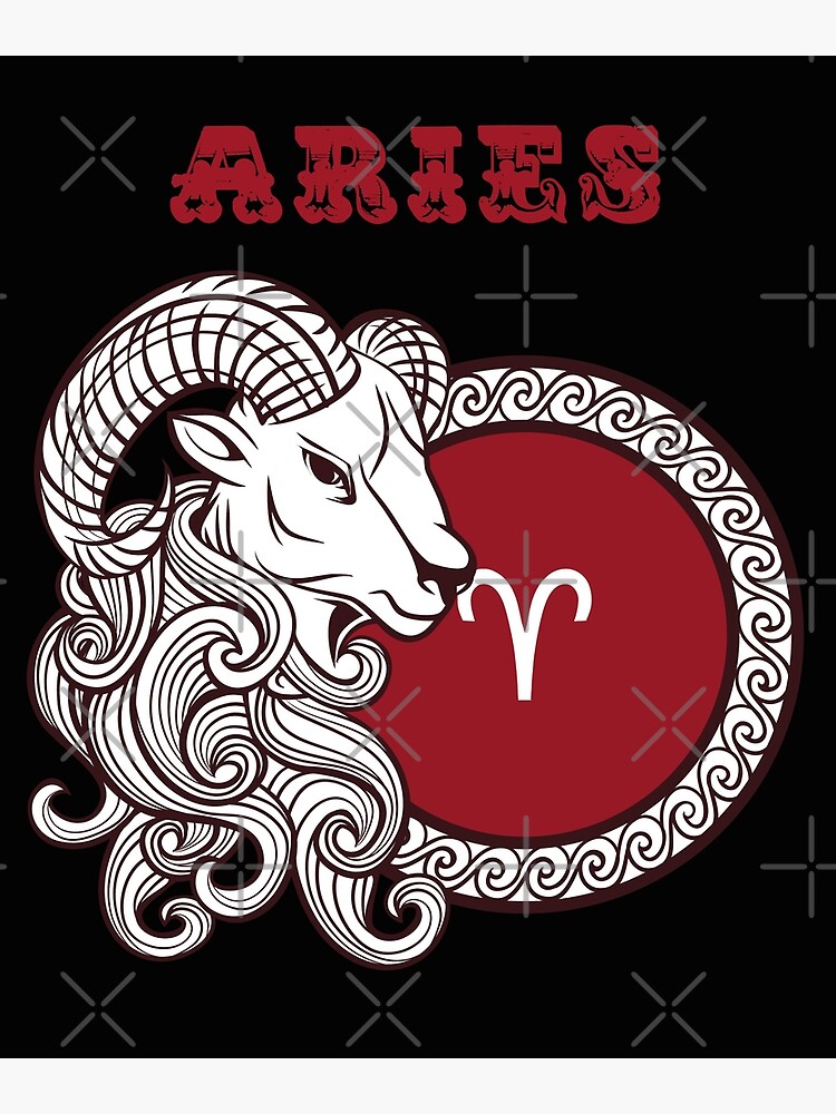 Zodiac sign Aries March 21st to April 19th Art Print