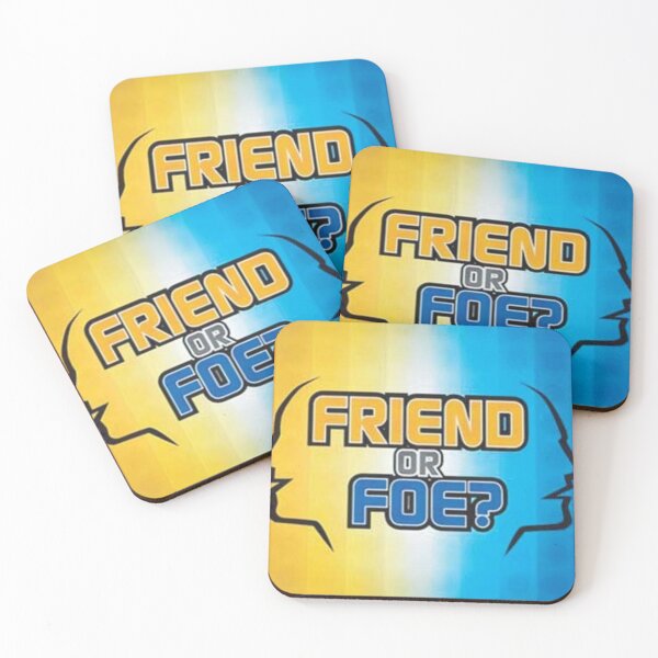 Item preview, Friend or Foe Logo designed and sold by gameshowfan2001.