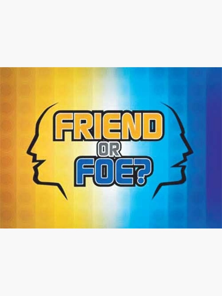 "Friend or Foe Logo" Photographic Print by gameshowfan2001 Redbubble