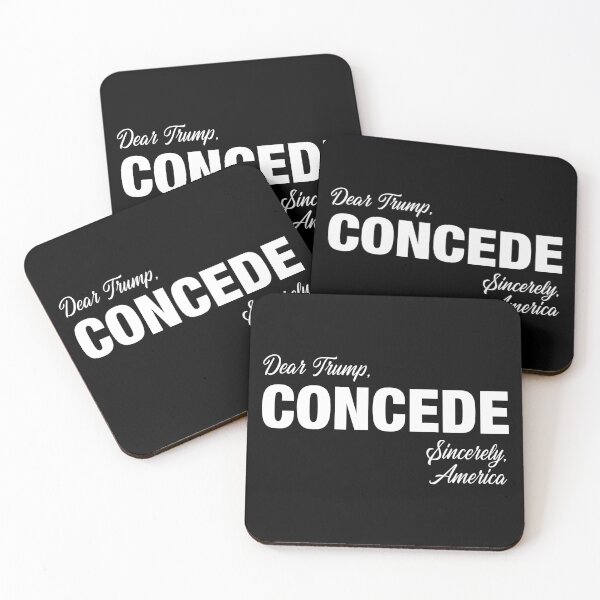 Item preview, Dear Trump Concede Sincerely America designed and sold by BeerBro-Designs.