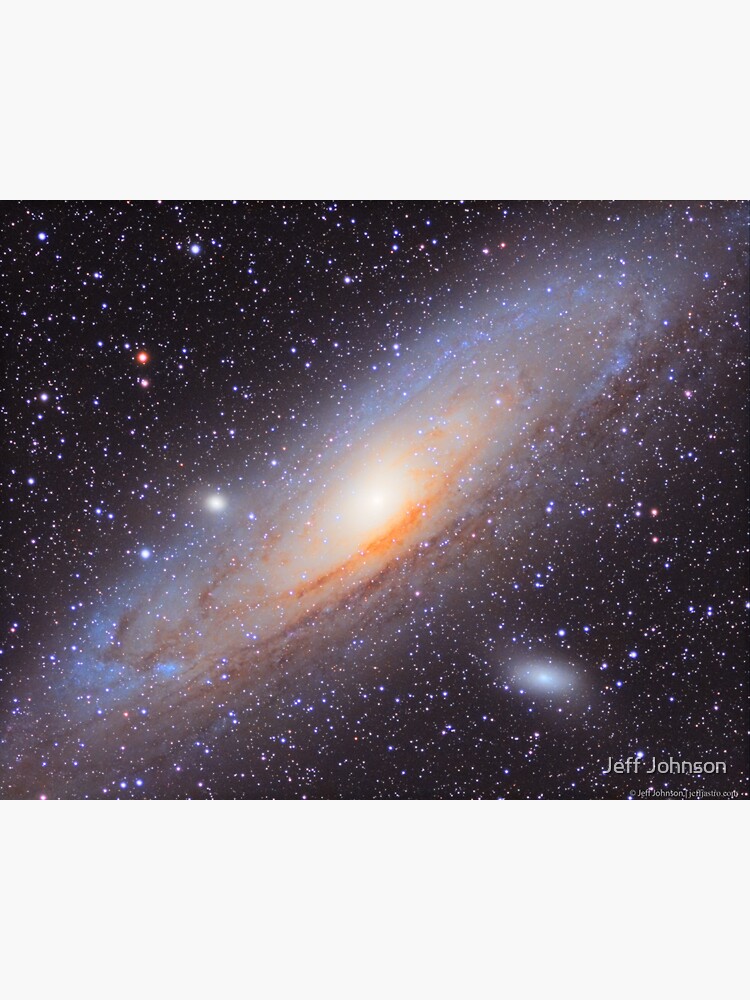 Thumbnail 3 of 3, Sticker, M31 - Andromeda Galaxy designed and sold by jeffjastro.