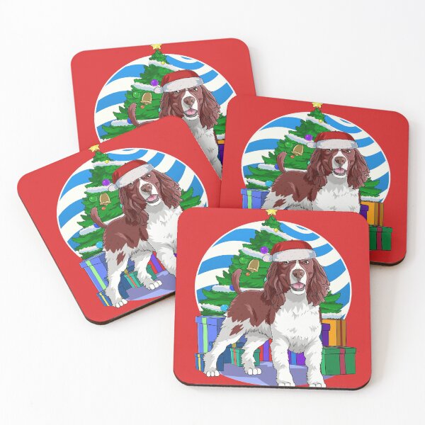 Item preview, English Springer Spaniel Santa Christmas Tree Ornament Decor designed and sold by Nosek1ng.