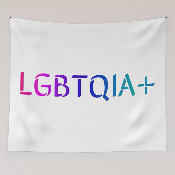 Item preview, Futurist LGBTQIA+ Rainbow Colored Lettering designed and sold by Urban-Lettering.