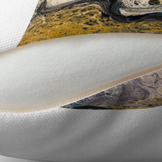 Thumbnail 2 of 3, Throw Pillow, Abstract River designed and sold by Char Mason.