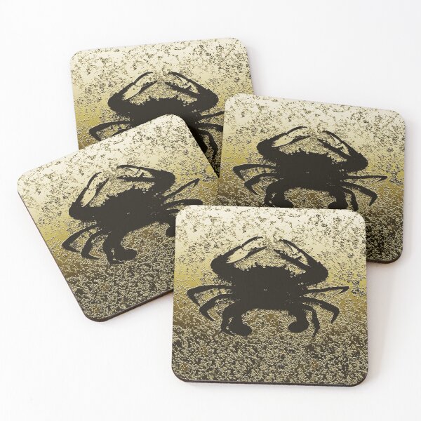 Item preview, Blue Crab - Gold Metallic designed and sold by MisterGroom.