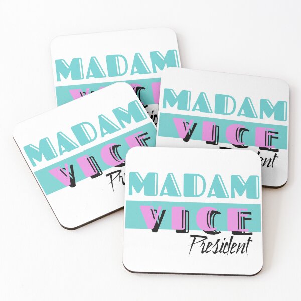 Item preview, Madam Vice President | 90s Style in Teal, Pink designed and sold by MAS-S.