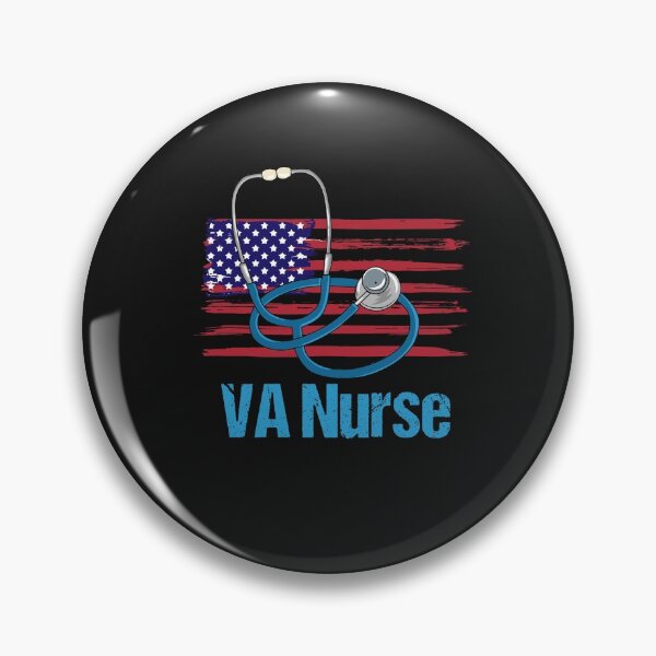 Item preview, VETERAN AFFAIRS NURSE: VA Nurse American Flag designed and sold by woormle.