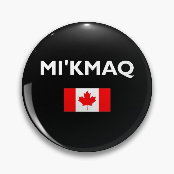Item preview, Mi'kmaq Canada Canadian Flag Dark Color designed and sold by TinyStarCanada.