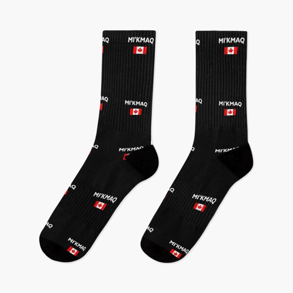 Item preview, Mi'kmaq Canada Canadian Flag Dark Color designed and sold by TinyStarCanada.