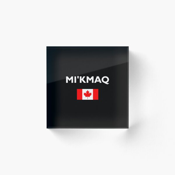 Artikelvorschau, Mi'kmaq Kanada Kanadische Flagge dunkle Farbe entworfen und verkauft von TinyStarCanada.
