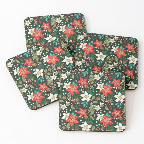 Item preview, Retro Winter Foliage designed and sold by meghanmarie.
