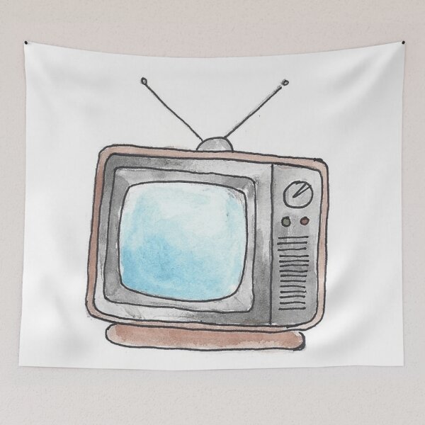 Item preview, Retro TV designed and sold by Old Soul Imagination .