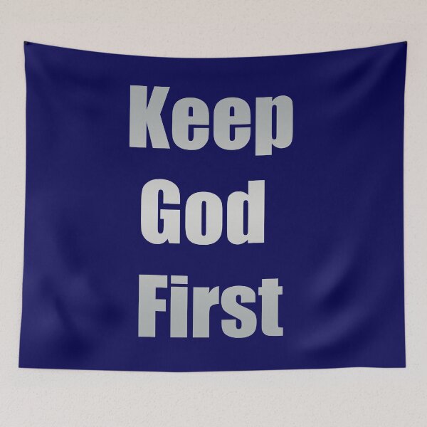 Item preview, Keep god first  designed and sold by Inspireaglow.