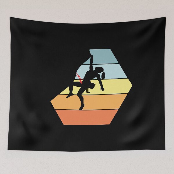 Item preview, Woman Rock Climbing - Summer Colors designed and sold by HeatherPore.