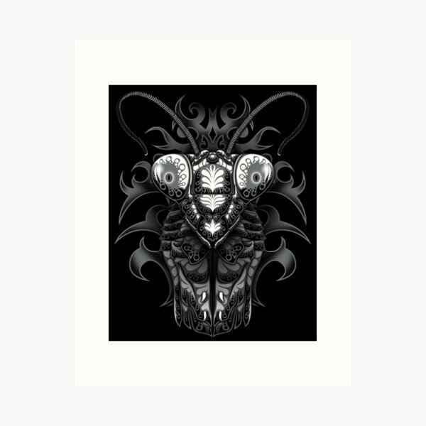 Item preview, Tattoo Mantis Grey designed and sold by HexOne.