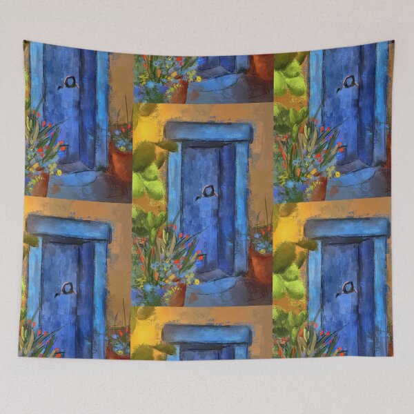 Item preview, A Blue Door At The Barrio designed and sold by Lois  Bryan.
