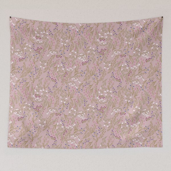 Item preview, Summer Meadow Petal Pink Blush designed and sold by Cecilia Mok.