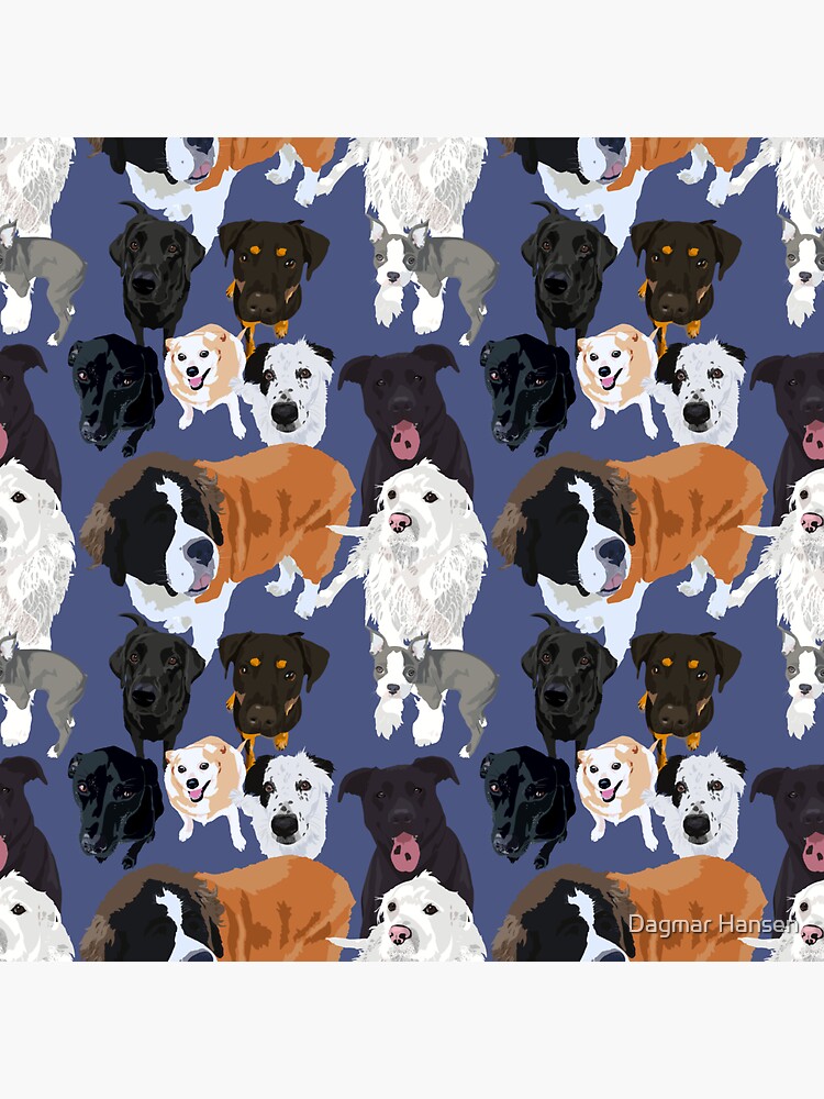 "Doggos and Puppers" Sticker for Sale by DagmarHansen Redbubble