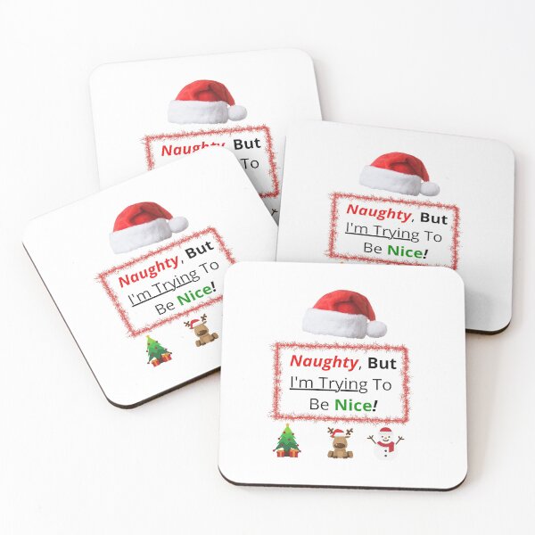 Item preview, Naughty Nice Christmas designed and sold by MuscleCarTs.
