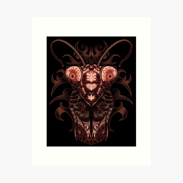 Item preview, Tattoo Mantis Red designed and sold by HexOne.