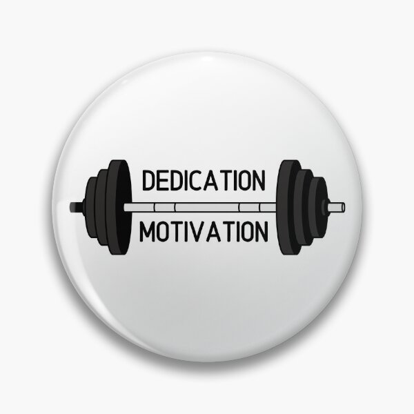 Item preview, Dedication over motivation fitness motivation designed and sold by JustAMillenial -.