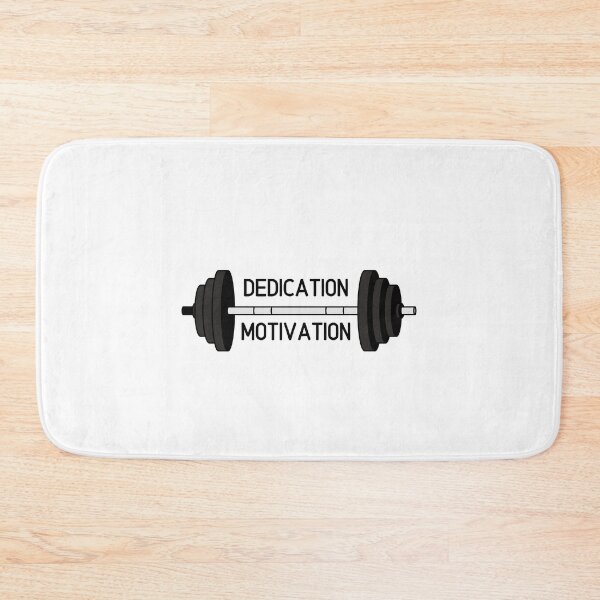 Item preview, Dedication over motivation fitness motivation designed and sold by JustAMillenial -.