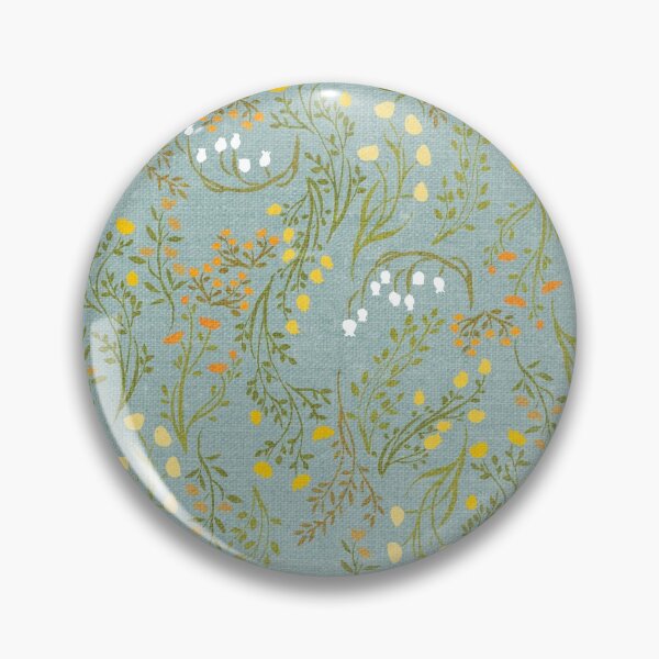 Item preview, Summer Meadow Morning Soft Blue Grey designed and sold by Cecilia Mok.