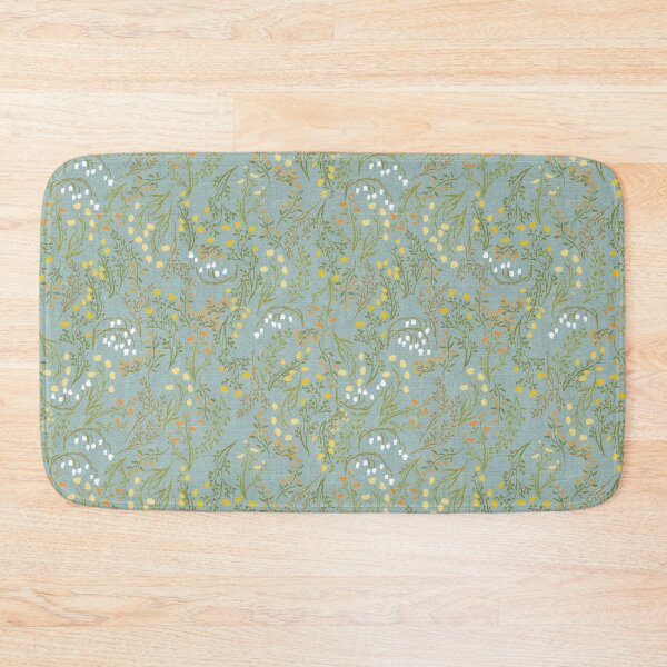 Item preview, Summer Meadow Morning Soft Blue Grey designed and sold by Cecilia Mok.