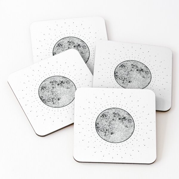 Item preview, Mystical Full Moon Shining Starlights designed and sold by RaianasHome.