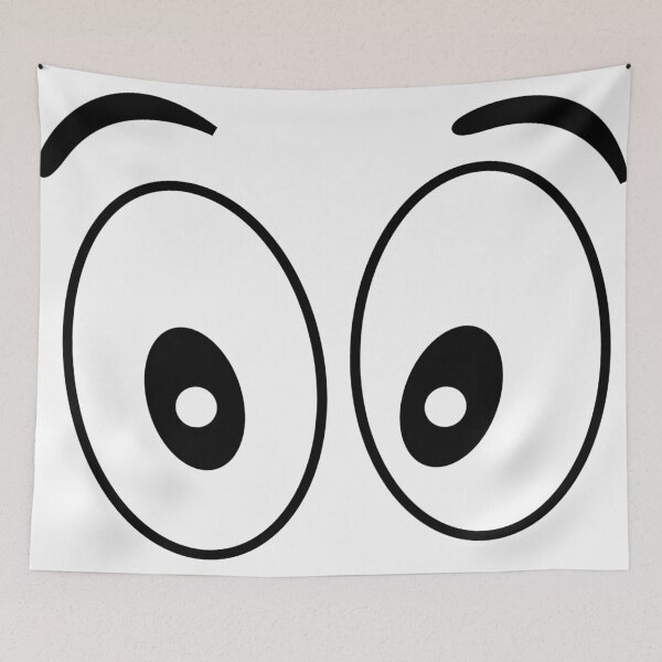 Item preview, Silhouette - 60's American Cartoon Eyes - 1 - 1 - 1 - 1 - 1 - 1 - Design 1 - 1 - 1 - 1 - 1 - 1 designed and sold by anonlalo.