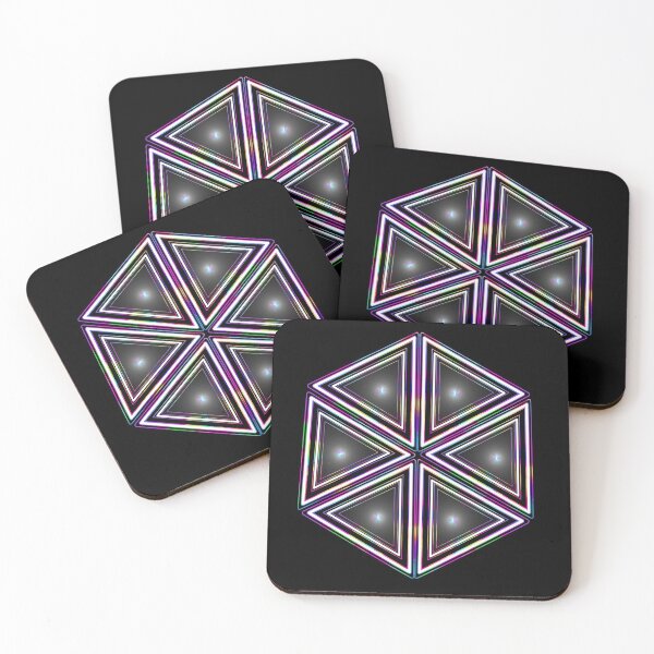 Item preview, Dazzling 80s Hexagon  designed and sold by Deborah Camp.
