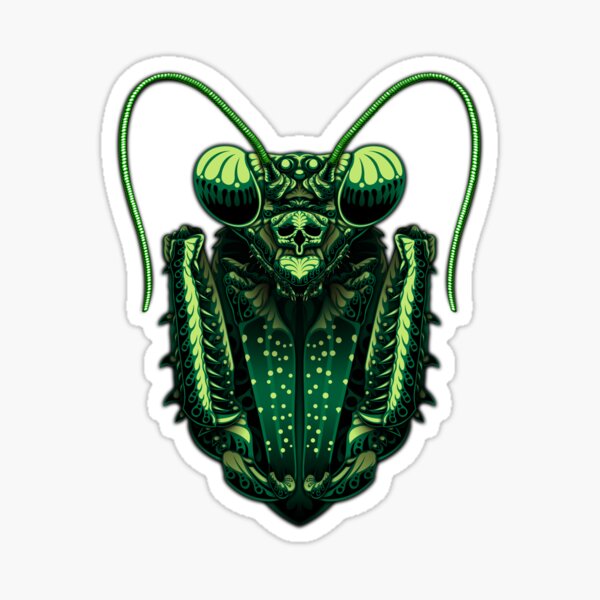 Item preview, Tattoo Mantis V2 Green designed and sold by HexOne.
