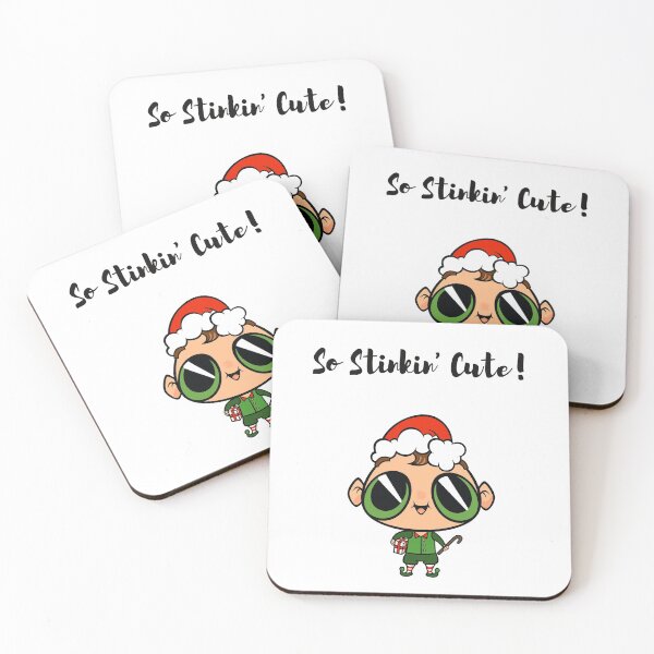 Item preview, Cute Toon Chibi Christmas Elf Is So Stinking Cute designed and sold by StormyMuse.