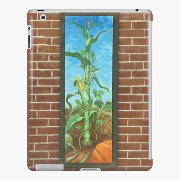 Three Sisters: Corn Beans Squash on Brick Wall iPad Snap Case