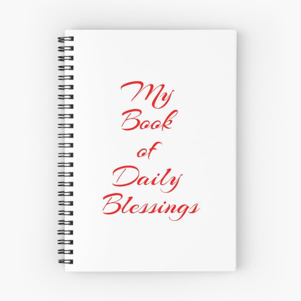 Item preview, My Book of Daily Blessings - Red designed and sold by universewitness.