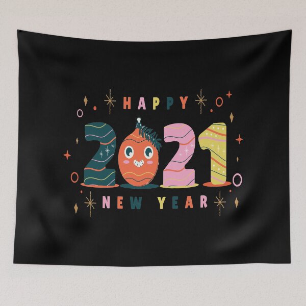 Item preview, Happy New Year 2021 designed and sold by Coder-T.