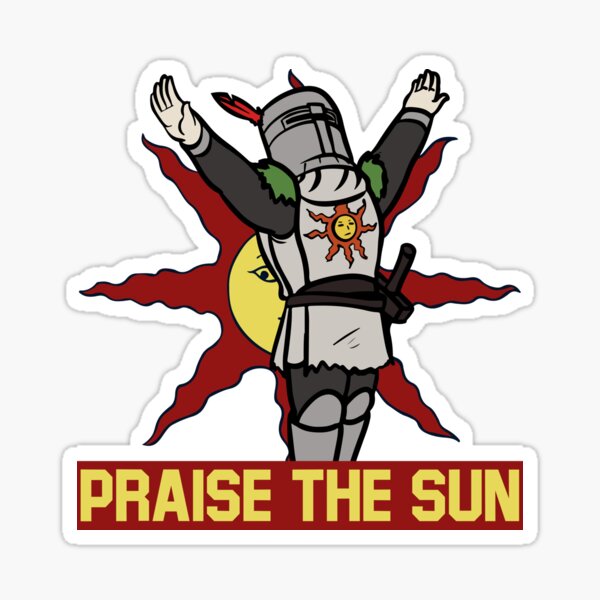 Praise The Sun Sticker By Cereliafebe Redbubble