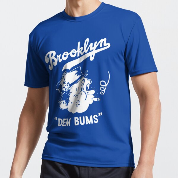 Retro Brooklyn Dodgers Logo Performance T Shirt Medium NY Defunct Throwback