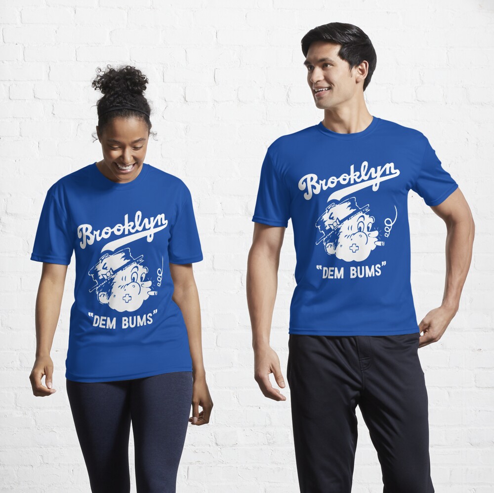 Retro Brooklyn Dodgers Logo Performance T Shirt Medium NY Defunct Throwback