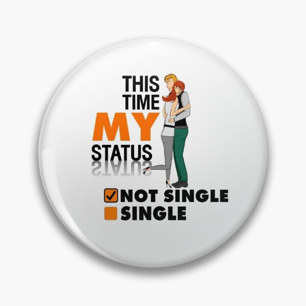 Item preview, This time my status not single t shirt designed and sold by Farmsuk.