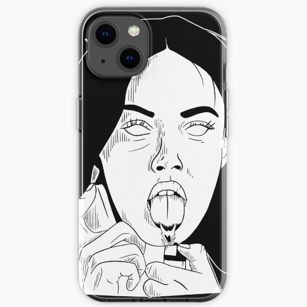 Jennifers Body Noir Zeichnung iPhone Flexible Hülle