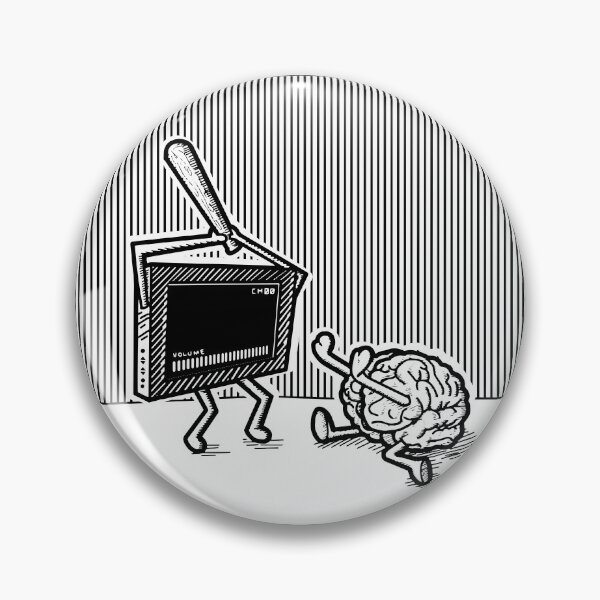 Item preview, TV & brain designed and sold by TriegoStore.