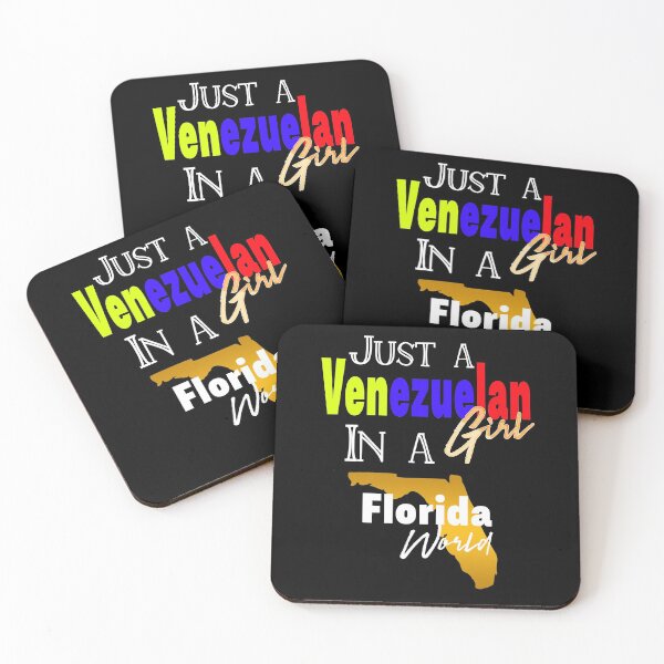 Item preview, Venezuelan Girl in a Florida World  Venezuela Souvenirs designed and sold by Nzgiftsandmore.