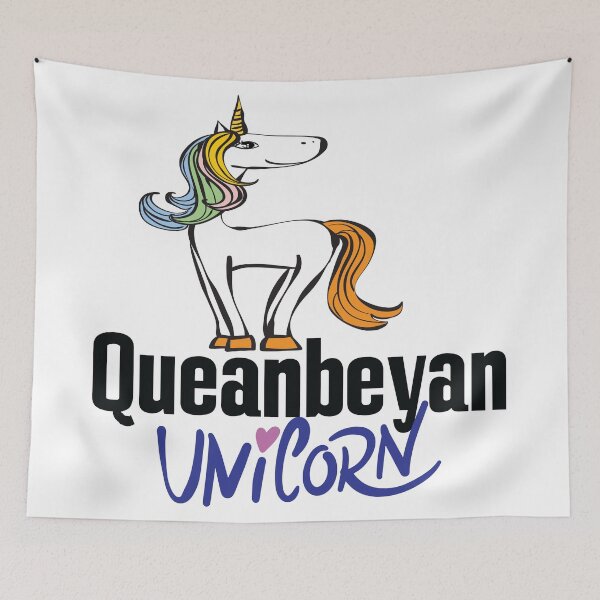 Item preview, Queanbeyan Unicorn designed and sold by ProjectX23.