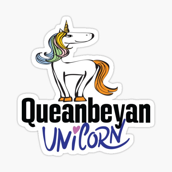 Item preview, Queanbeyan Unicorn designed and sold by ProjectX23.