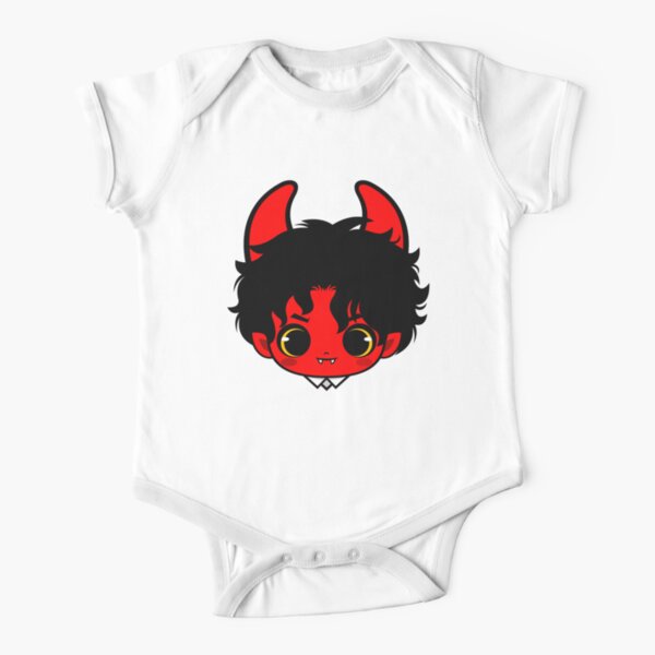 Bodies Bebe Manches Courtes Sur Le Theme Diable Rouge Redbubble