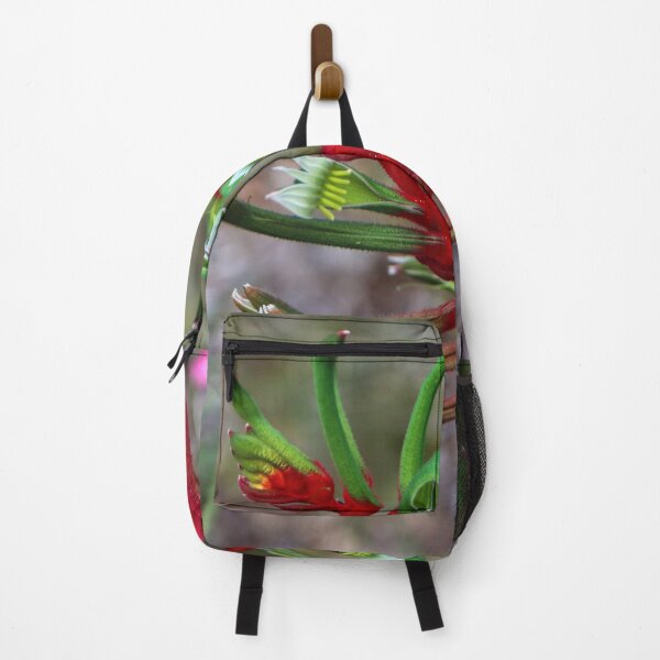 Item preview, Red, green and white Kangaroo paw, Western Australia designed and sold by FranWest.