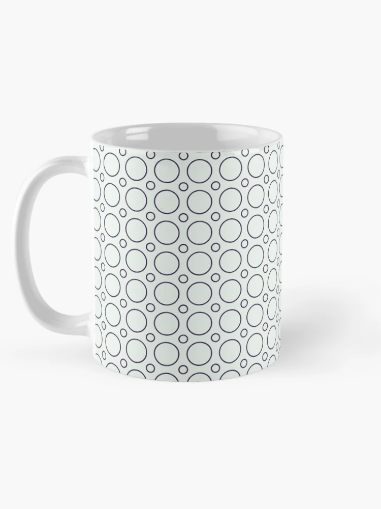 Thumbnail 5 of 6, Coffee Mug, Circle patterns designed and sold by Patternsonly.